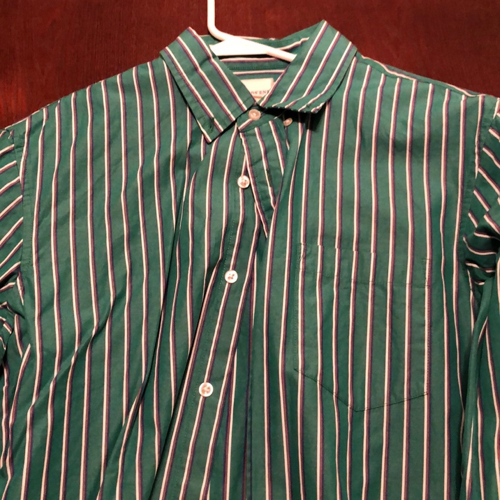 Button down.